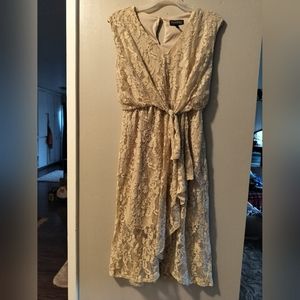 Luxology Cream Lace Dress